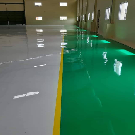 Epoxy lantai pabrik dan gudang oleh Wibam Kharisma Mulia